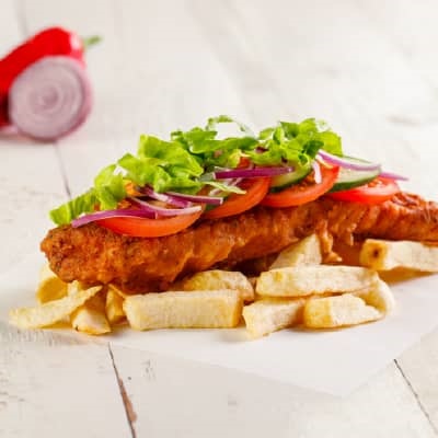 Masala Fish and chips