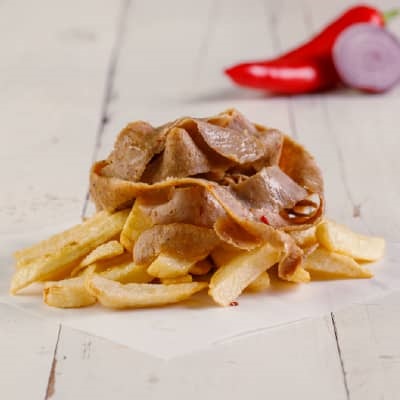 Lamb Doner and chips